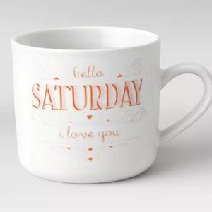 Hello Saturday Stoneware Mug